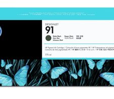 HP Original 91 Druckerpatrone schwarz matt 775ml (C9464A)