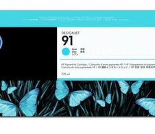 HP Original 91 Druckerpatrone cyan 775ml (C9467A)