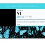 HP Original 91 Druckerpatrone cyan hell 775ml (C9470A)