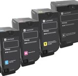 Lexmark Original Toner - 4er Multipack für CS720de/dte, CS725de/dte, CX725de/dhe/dthe