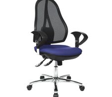 Topstar Bürostuhl Open Point SY Deluxe, OP290U G26 blau, schwarz