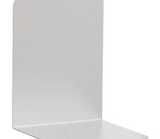 MAUL Buchstützen silber 10,0 x 10,0 x 13,0 cm - 2 Stück