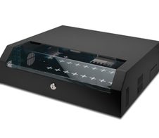 Digitus 3HE 19"-Wandgehäuse SOHO Slim rotierbar RAL 7035 grau