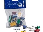 MAUL Foldbackklammern farbsortiert - 24 Stück