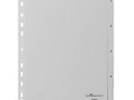 DURABLE Ordnerregister Vollformat grau 5-teilig