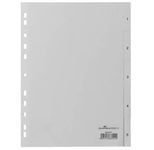 DURABLE Ordnerregister Vollformat grau 5-teilig
