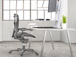 Ergotron WorkFit-SR Dual Steh-Sitz-Arbeitsplatz für 2 Bildschirme bis 60,96 cm (24")