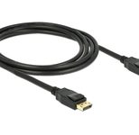 DeLOCK Kabel DisplayPort Stecker zu DisplayPort Stecker, 2m