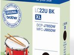 Brother Original LC-22UBK Druckerpatrone schwarz 2.400 Seiten (LC22UBK)