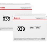 Canon Original Toner 039 Doppelpack schwarz (OP0287C001)
