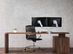 Ergotron LX Dual Monitorarm für zwei Monitore bis 68,58 cm 27 Zoll nebeneinander Tischhalterung weiß