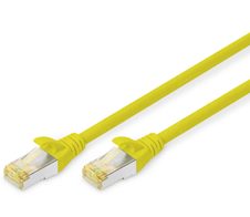 Digitus Patch-Kabel RJ-45 (M) zu RJ-45 (M) 0.25m Kupfer S/FTP Cat 6a gelb