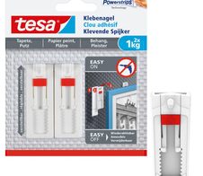 tesa Powerstrips Klebenägel für max. 1,0 kg 2,4 x 6,4 cm - 2 Stück