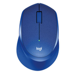 Logitech M330 Silent Plus Wireless Maus (kabellos, blau)