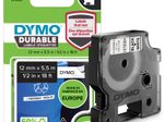 DYMO® Original D1-Schriftband "Hochleistung" für LabelManager™ 12mm x 5,5m - Polyester, permanent haftend -  schwarz auf weiss