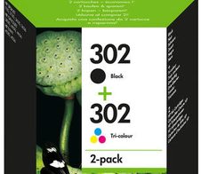 HP Original 302 Druckerpatronen - Multipack (FU65AE + FU66AE)