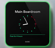 Evoko Liso Raummanager digitales Türschild 8 Zoll (20,32 cm)