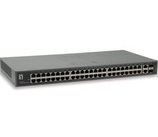 LevelOne Switch 48 Fast Ethernet-Port + 2 Gigabit-Ports SFP/RJ45 unmanaged (FGU-5021)