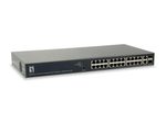 LevelOne Switch 26 Gigabit Ethernet-Ports mit 24 PoE-Ports 185W, 2 Gigabit SFP (GEP-2651)