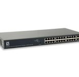 LevelOne Switch 26 Gigabit Ethernet-Ports mit 24 PoE-Ports 185W, 2 Gigabit SFP (GEP-2651)
