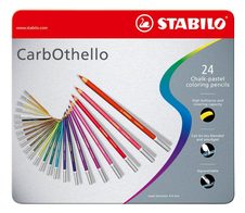 STABILO CarbOthello Kreidestifte farbsortiert 24 St. - 1 Pack = 24 St.