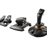 Thrustmaster T.16000M FCS Flight Pack Joystick, Gashebel und Pedale kabelgebunden - für PC