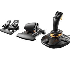 Thrustmaster T.16000M FCS Flight Pack Joystick, Gashebel und Pedale kabelgebunden - für PC