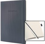SIGEL Notizbuch CONCEPTUM® ca. DIN A4 kariert Softcover 194 Seiten - dunkelgrau