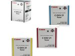Canon Original Toner C-EXV21 4er-Set schwarz, cyan, magenta, gelb