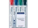 STAEDTLER Lumocolor Whiteboard-Marker farbsortiert 2,0 - 5,0 mm - 4 Stück