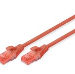 Digitus Patch-Kabel RJ-45 (M) zu RJ-45 (M) 1m Kupfer U/UTP Cat 6 rot (DK-1617-010/R)