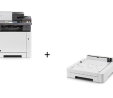 KYOCERA Klimaschutz-System ECOSYS M5526cdw Farblaser-Multifunktionsgerät inkl. Kyocera Papierkassette PF-5110 (1203R60UN0)