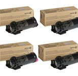 Xerox Original Toner Rainbow-Kit 4 Toner BK 2.500 Seiten CMY 2.400 Seiten für WorkCentre 6515 und 6510