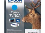 Epson Original T1302 Hirsch Druckerpatrone cyan 765 Seiten 10,1 ml (C13T13024012)