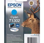 Epson Original T1302 Hirsch Druckerpatrone cyan 765 Seiten 10,1 ml (C13T13024012)