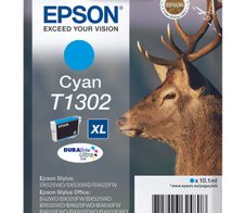 Epson Original T1302 Hirsch Druckerpatrone cyan 765 Seiten 10,1 ml (C13T13024012)