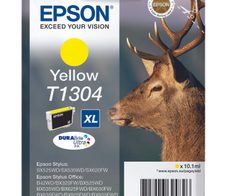 Epson Original T1304 Hirsch Druckerpatrone gelb 1005 Seiten 10,1ml (C13T13044012)