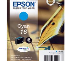Epson Original 16 Füller Druckerpatrone - cyan (C13T16224012)