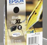 Epson Original 16XL Füller Druckerpatrone - schwarz (C13T16314012)