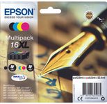 Epson Original 16XL Füller Druckerpatronen - 4er Multipack (C13T16364012)