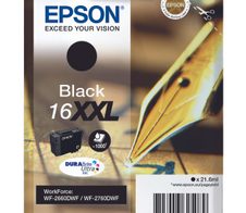 Epson Original 16XXL Füller Druckerpatrone schwarz 1000 Seiten 21,6ml (C13T16814012)