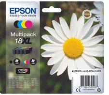 Epson Original 18 Gänseblümchen Druckerpatronen - 4er Multipack (C13T18164012)