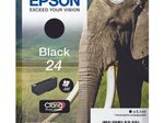 Epson Original 24 Elefant Druckerpatrone schwarz 240 Seiten 5,1ml (C13T24214012)