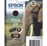 Epson Original 24 Elefant Druckerpatrone schwarz 240 Seiten 5,1ml (C13T24214012)