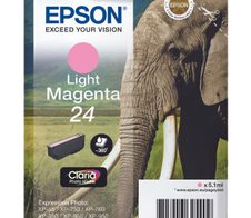 Epson Original 24 Elefant Druckerpatrone magenta hell 360 Seiten 5,1ml (C13T24264012)