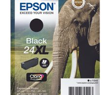 Epson Original 24XL Elefant Druckerpatrone schwarz 500 Seiten 10ml (C13T24314012)