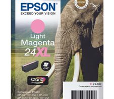 Epson Original 24XL Elefant Druckerpatrone magenta hell 740 Seiten 9,8ml (C13T24364012)