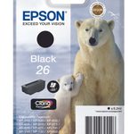 Epson Original 26 Eisbär Druckerpatrone schwarz 220 Seiten 6,2ml (C13T26014012)