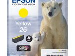 Epson Original 26 Eisbär Druckerpatrone gelb 300 Seiten 4,5ml (C13T26144012)