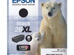 Epson Original 26XL Eisbär Druckerpatrone schwarz 500 Seiten 12,2ml (C13T26214012)